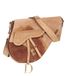 Vintage Large Saddle Bag, front view